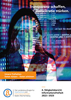 Cover des 38. Tätigkeitsberichtes Datenschutz 2022