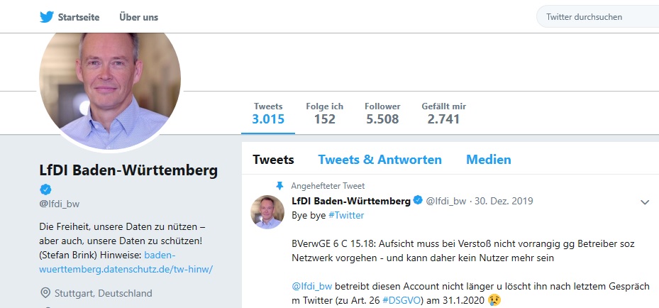 Dürfen Behörden in Baden-Württemberg bald nicht mehr twittern?