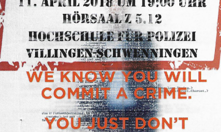 Veranstaltungsreihe „Datenschutz als Kulturaufgabe“ und der Dokumentarfilm „PRE-CRIME“ finden sehr gute Resonanz