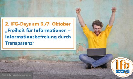 Jetzt vormerken: 2. IFG-Days am 6. und 7. Oktober