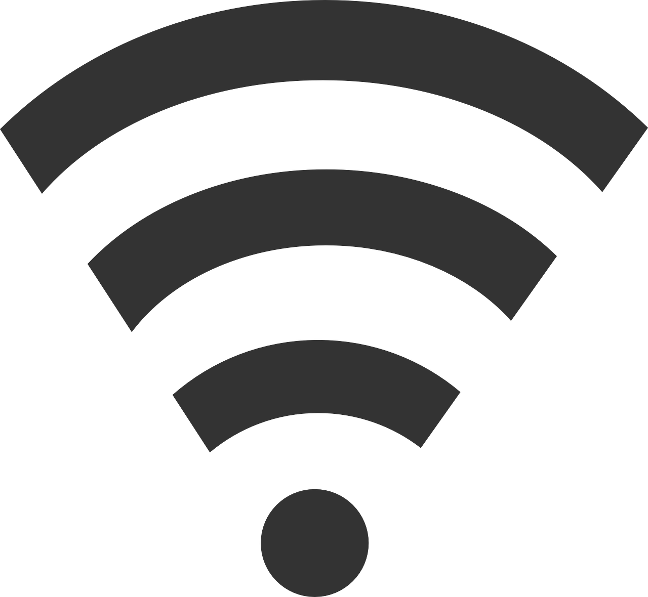 Symbol für "WLAN" oder "WiFi"