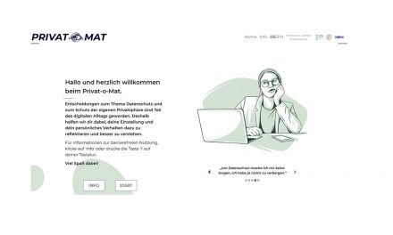 „Privat-o-Mat“ für den Digital Autonomy Award 2023 nominiert