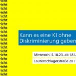 Kann es eine KI ohne Diskriminierung geben?