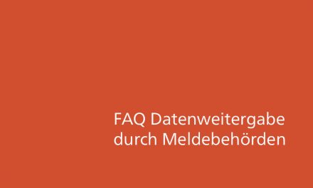 FAQ Datenweitergabe durch Meldebehörden