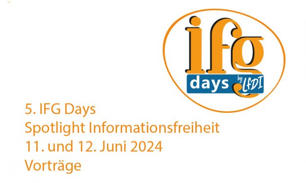 5. IFG Days: Videos online