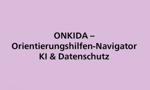 Orientierungshilfen-Navigator KI & Datenschutz