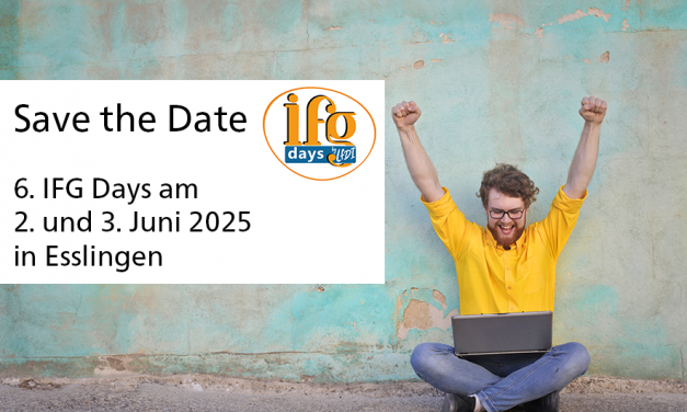 Save the Date: IFG Days am 2. und 3. Juni in Esslingen