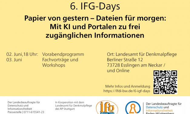 IFG Days am 2. und 3. Juni in Esslingen
