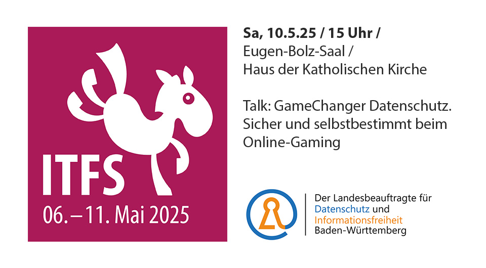 Veranstaltungstipp: Sa. 10.5.2025: GameChanger Datenschutz