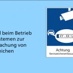 Symbol beim Betrieb von Systemen zur Kennzeichenerfassung
