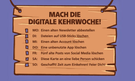 Macht die digitale Kehrwoche!