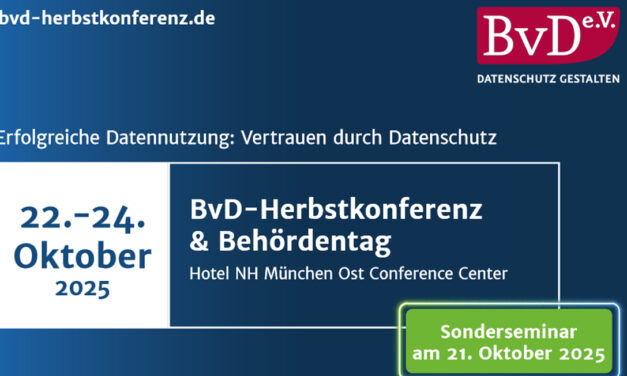BvD-Herbstkonferenz & Behördentag 2025