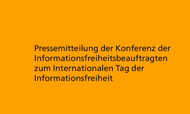 Internationaler Tag der Informationsfreiheit
