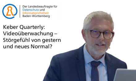Aufzeichnung und weitere Infos: Videoüberwachung – Störgefühl von gestern und neues Normal?