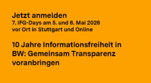 Anmelden: 7. IFG-Days am 5. und 6. Mai 2026