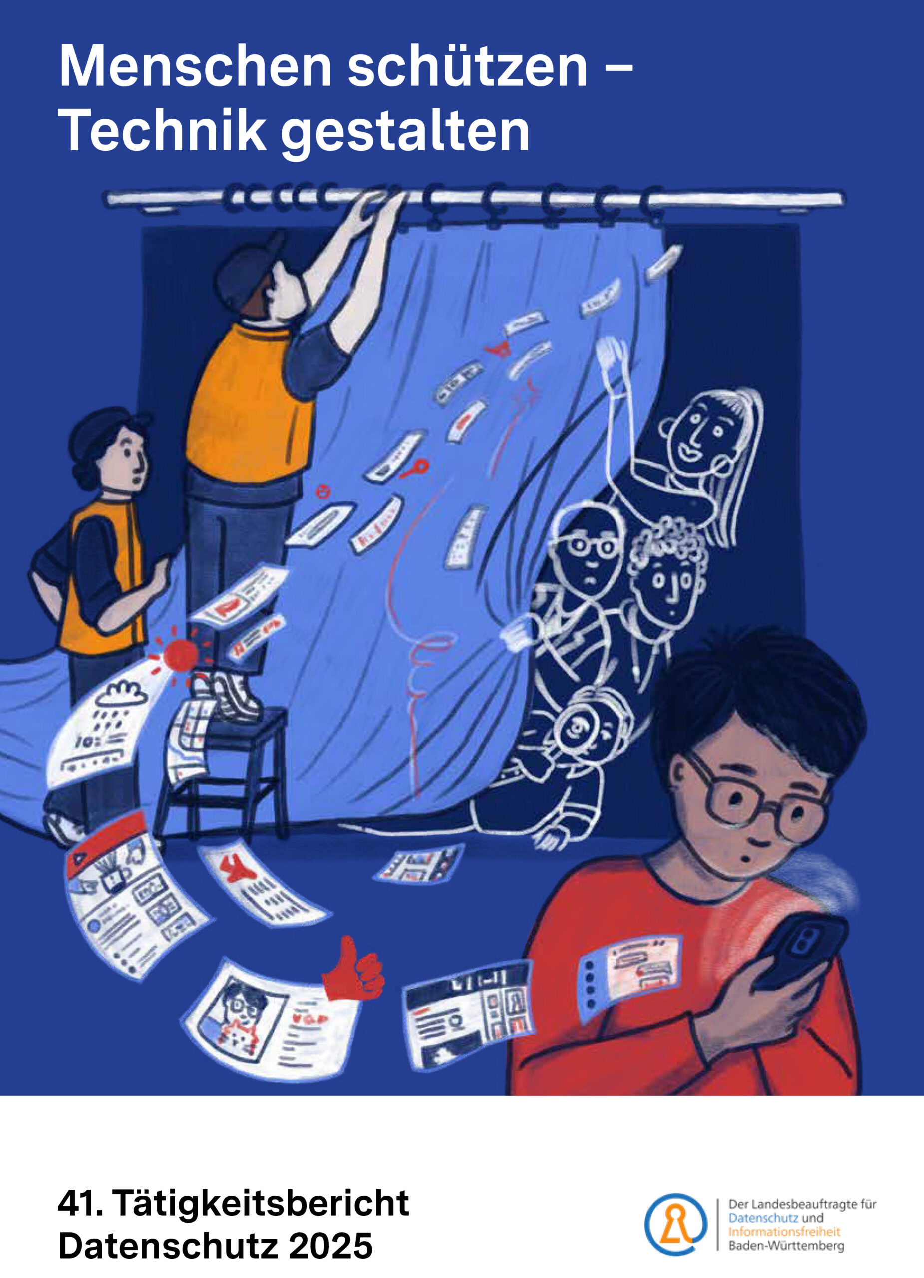 Cover des 40. Tätigkeitsberichtes Datenschutz 2024