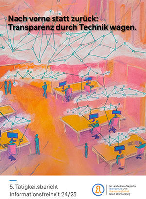 Cover des 40. Tätigkeitsberichtes Datenschutz 2024