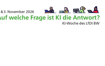 KI-Woche des LfDI BW am 2. & 3. November 2026