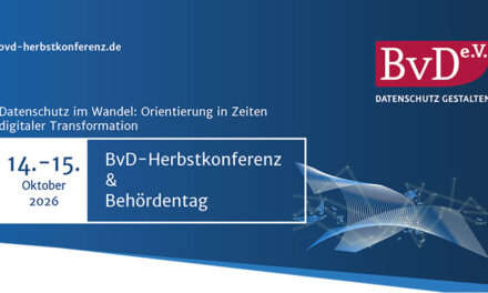 BvD-Herbstkonferenz & Behördentag 2026