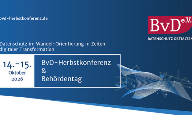 BvD-Herbstkonferenz & Behördentag 2026